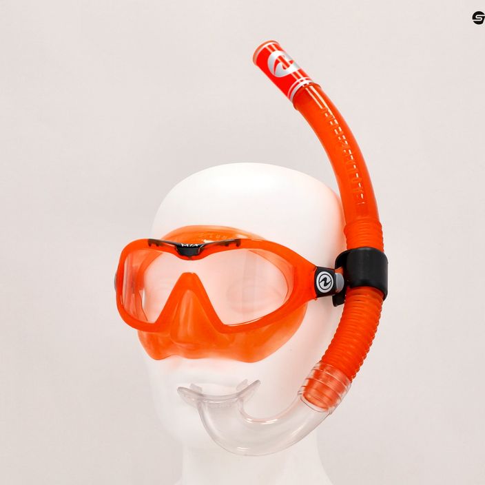 Aqualung Mix Combo children's snorkel kit orange SC4250801S 12
