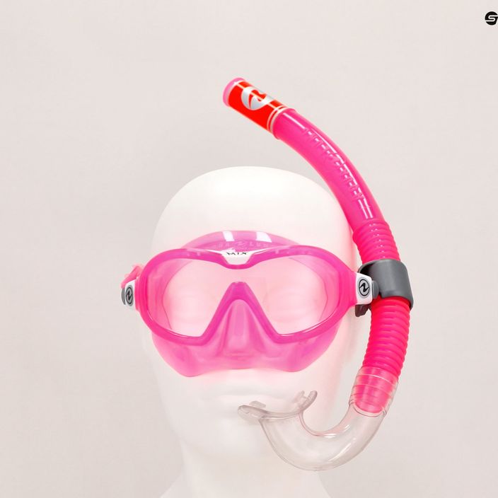 Aqualung Mix Combo children's snorkel kit pink SC4250209 12