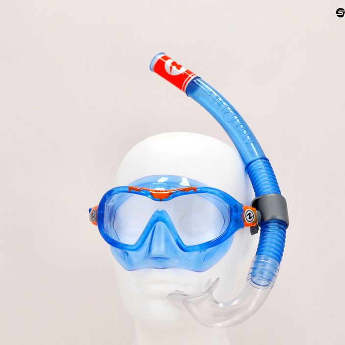 Aqualung Mix Combo children's snorkel kit blue SC4254008 12