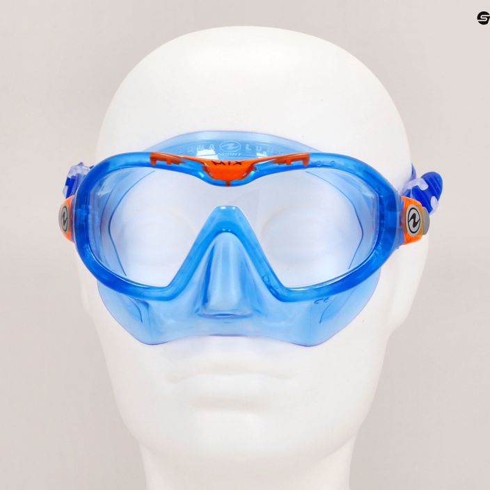 Aqualung children's diving mask Mix blue/orange MS5564008S 7