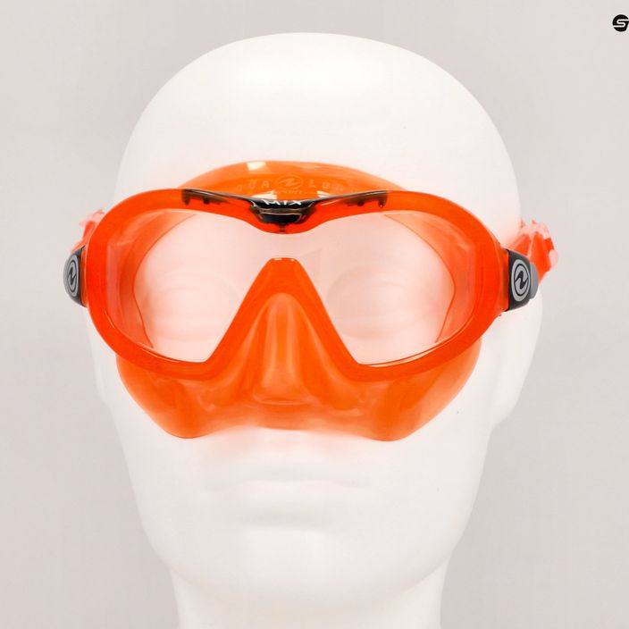 Aqualung Mix orange/black children's diving mask MS5560801S 7