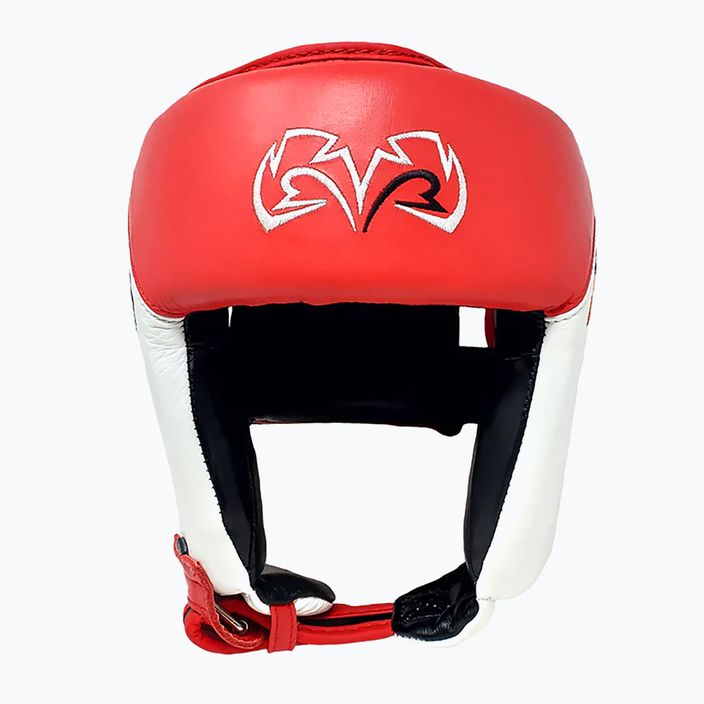 Rival Amateur competition boxing helmet headgear red/white 7