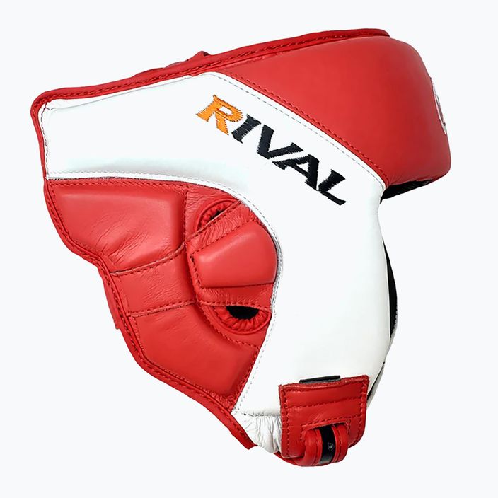 Rival Amateur competition boxing helmet headgear red/white 9
