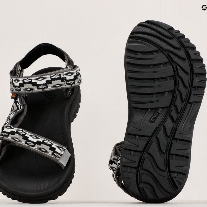 Teva Winsted women's trekking sandals black and white 1017424 9