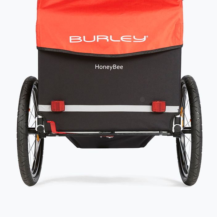 Burley Honey Bee red bicycle trailer 6