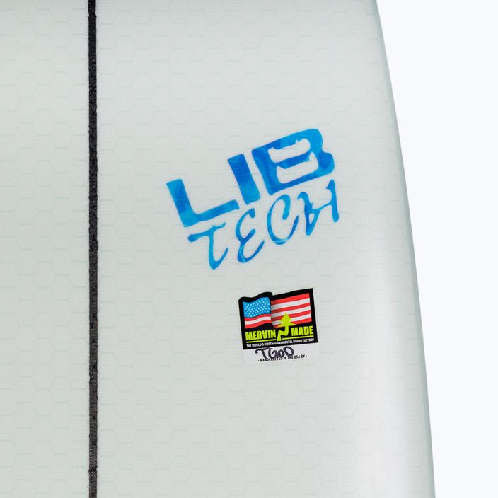Lib Tech Pickup Stick surfboard white and blue 22SU010 5