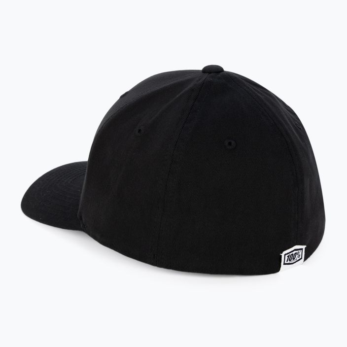 Men's 100% Classic X-Fit Flexfit cap black 20037-001-18 3