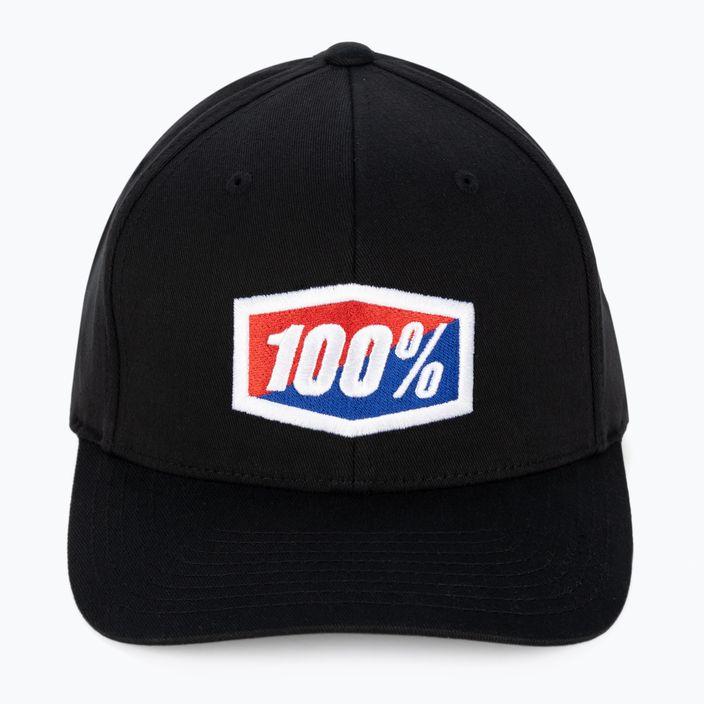 Men's 100% Classic X-Fit Flexfit cap black 20037-001-18 4