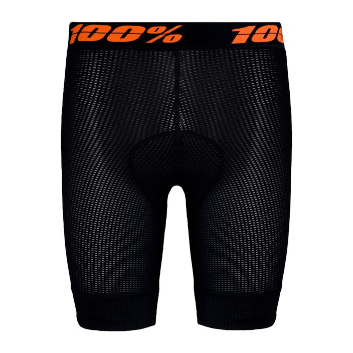 Men's cycling boxer shorts with liner 100% Crux Liner black STO-49901-001-30