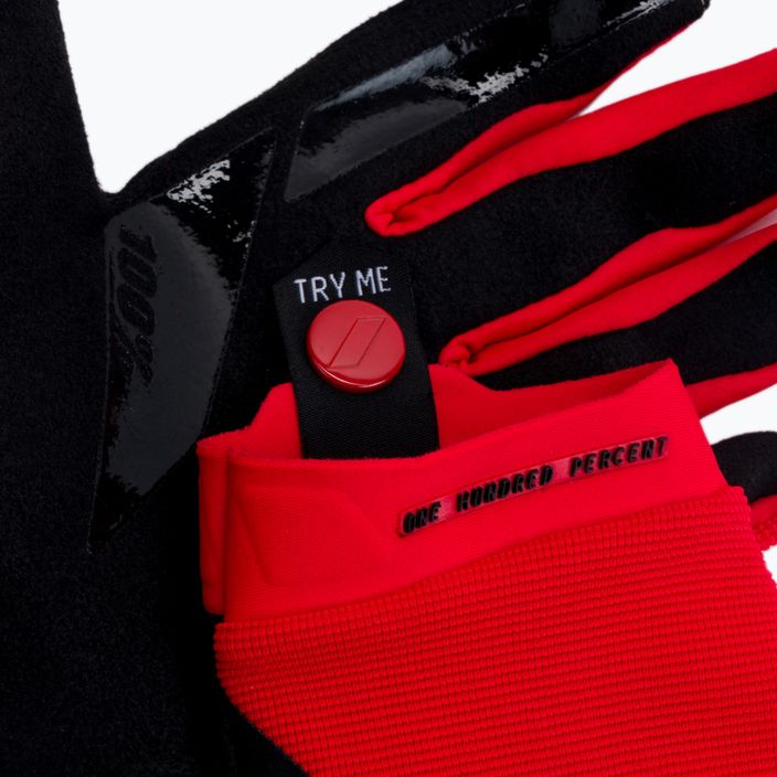 Cycling gloves 100% Ridecamp red STO-10018-003-10 4