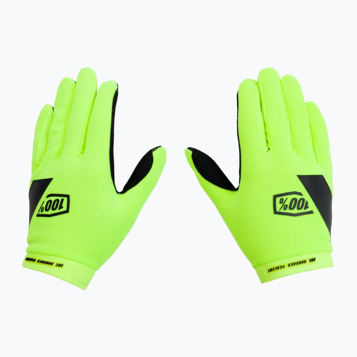 Cycling gloves 100% Ridecamp yellow STO-10018-004-10 3