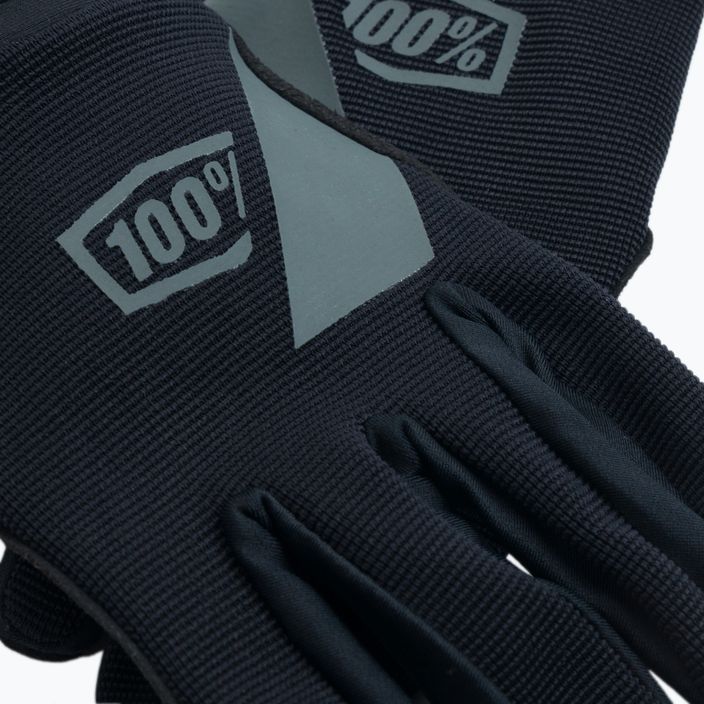 Women's cycling gloves 100% Ridecamp black STO-11018-001 4