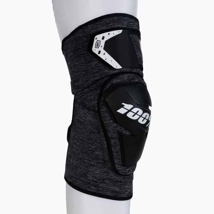 Cycling knee protectors 100% Fortis Knee Guard grey STO-90220-303-17
