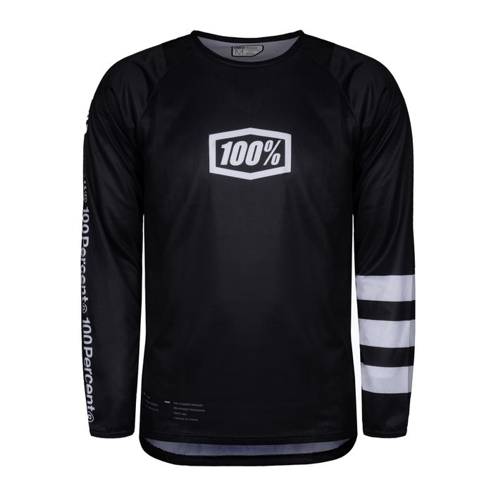 Men's cycling jersey 100% R-Core Jersey LS black STO-41104-011-11
