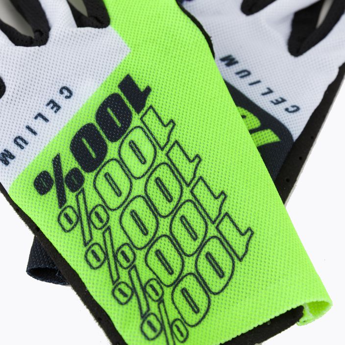 Cycling gloves 100% Celium fluorescent STO-10005-004-10 4