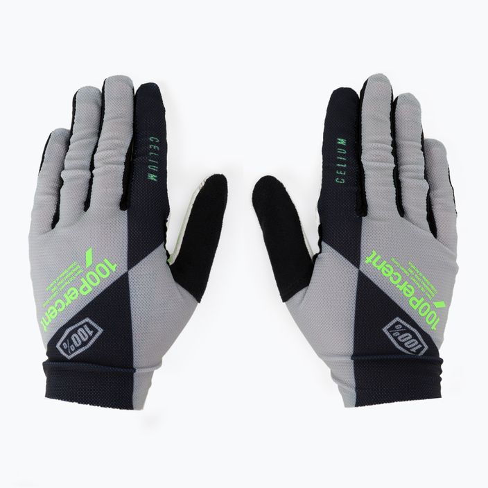Cycling gloves 100% Celium grey-black STO-10005-423-11 3