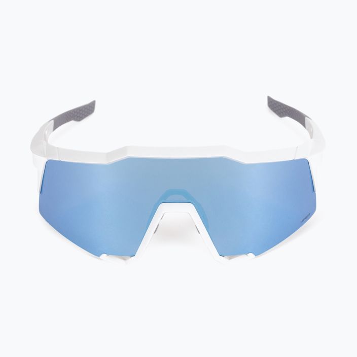 Cycling goggles 100% Speedcraft Multilayer Mirror Lens matte white/hiper blue STO-61001-407-01 3