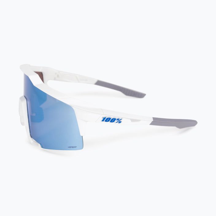 Cycling goggles 100% Speedcraft Multilayer Mirror Lens matte white/hiper blue STO-61001-407-01 4