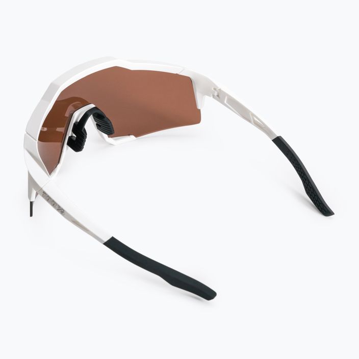 Cycling goggles 100% Speedcraft Mirror Lens matte white/hyper silver STO-61001-404-03 2