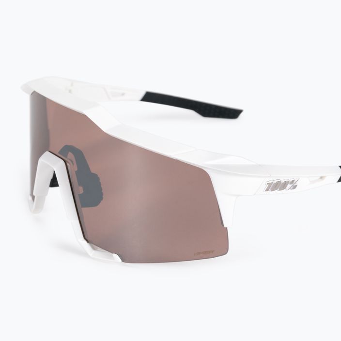 Cycling goggles 100% Speedcraft Mirror Lens matte white/hyper silver STO-61001-404-03 5