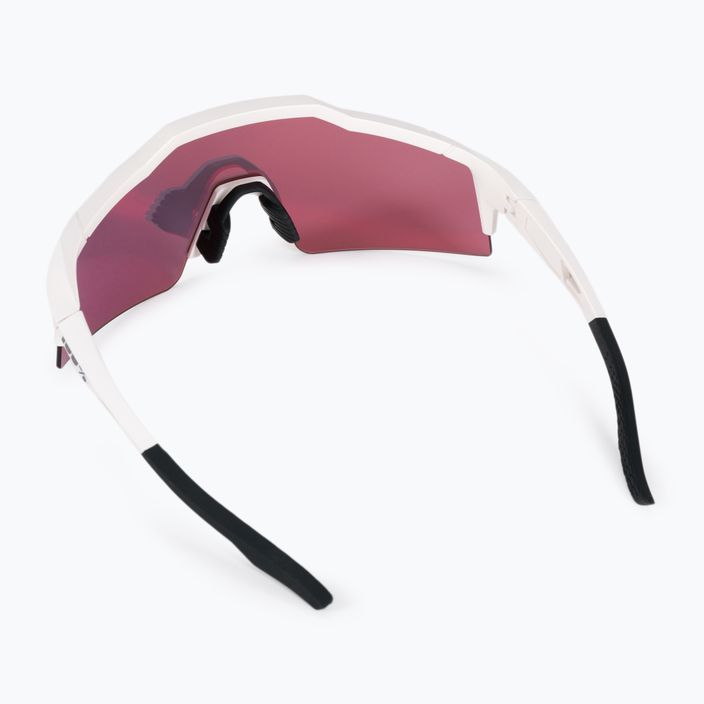 Cycling goggles 100% Speedcraft Sl Multilayer Mirror Lens soft tact off white/hiper red STO-61002-412-01 2
