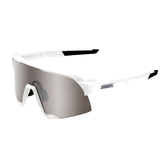 Cycling goggles 100% S3 Mirror Lens matte white/hyper silver STO-61034-404-02 6