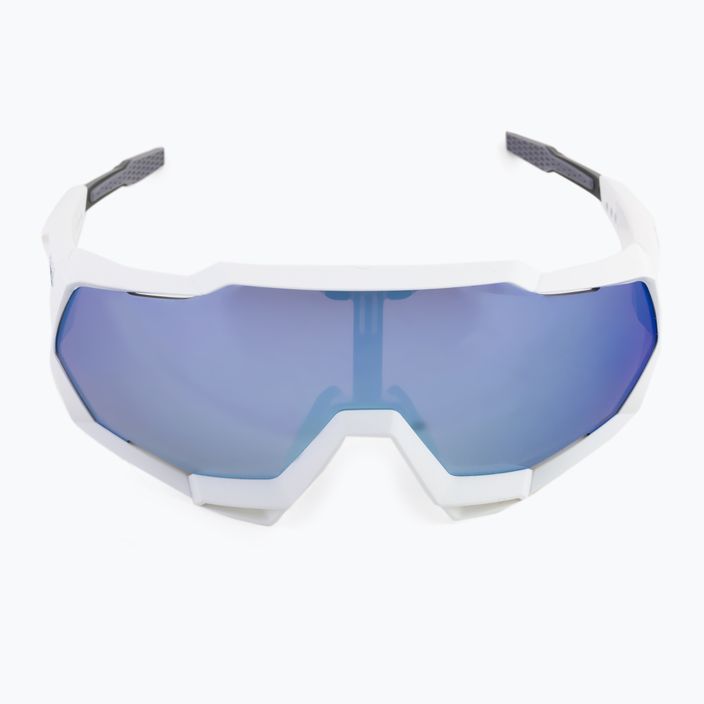 Cycling goggles 100% Speedtrap Multilayer Mirror Lens matte white/hiper blue STO-61023-407-01 3
