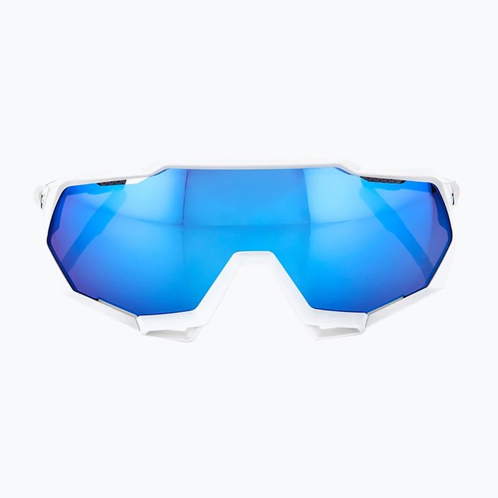 Cycling goggles 100% Speedtrap Multilayer Mirror Lens matte white/hiper blue STO-61023-407-01 7