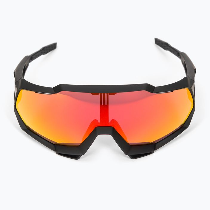 Cycling goggles 100% Speedtrap Multilayer Mirror Lens soft tact black/hiper red STO-61023-412-01 3