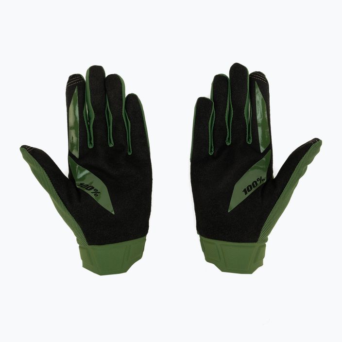 Men's cycling gloves 100% Ridecamp green 10011-00001 2