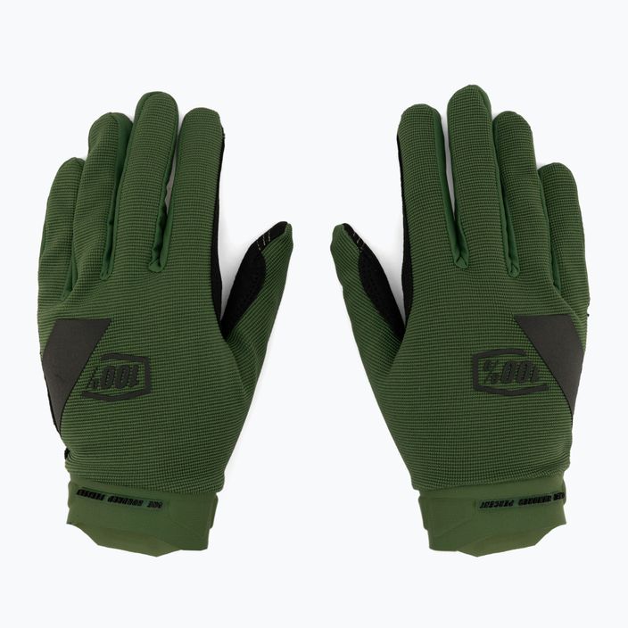 Men's cycling gloves 100% Ridecamp green 10011-00001 3