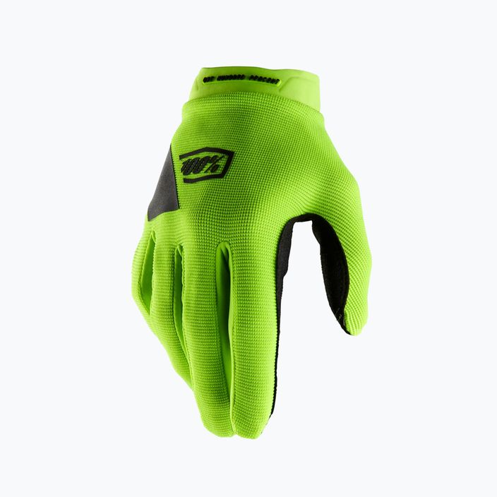 Cycling gloves 100% Ridecamp yellow 10011-00011 5