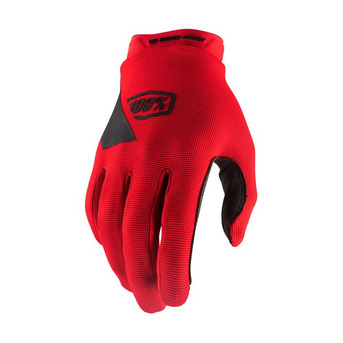 Cycling gloves 100% Ridecamp red 2