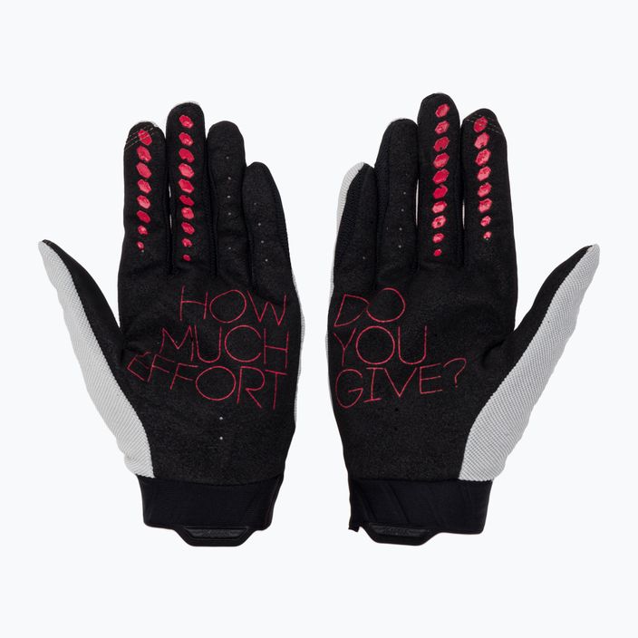 Cycling gloves 100% Geomatic grey-red STO-10026-00011 2