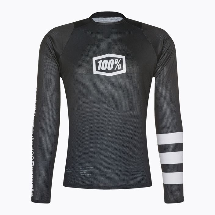Men's cycling jersey 100% R-Core LS black STO-40005-00010 3