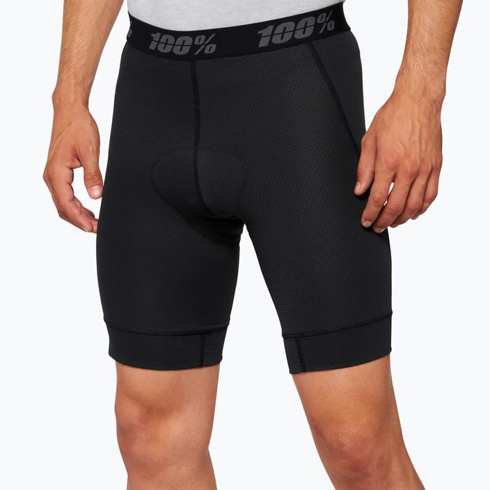 Men's cycling shorts 100% Ridecamp Shorts W/ Liner black 40030-00002 2