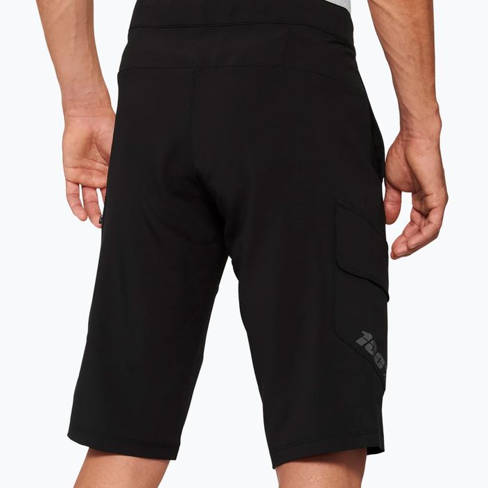 Men's cycling shorts 100% Ridecamp Shorts W/ Liner black 40030-00002 3