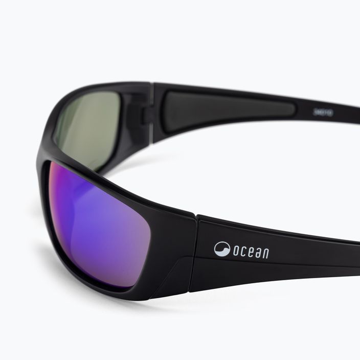 Ocean Sunglasses Bermuda matte black/revo blue 3401.0 4