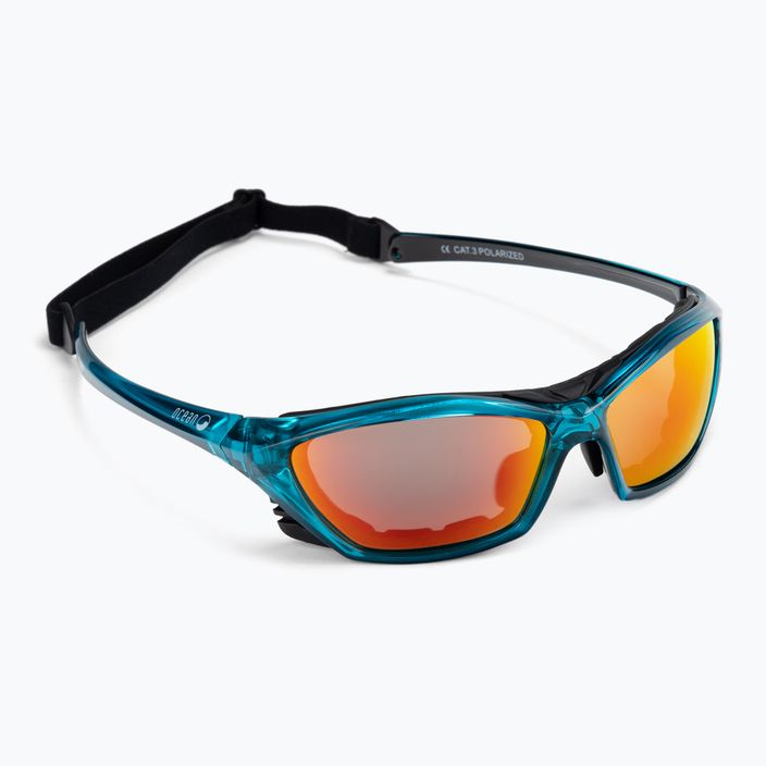 Ocean Sunglasses Lake Garda blue transparent/revo red 13001.5