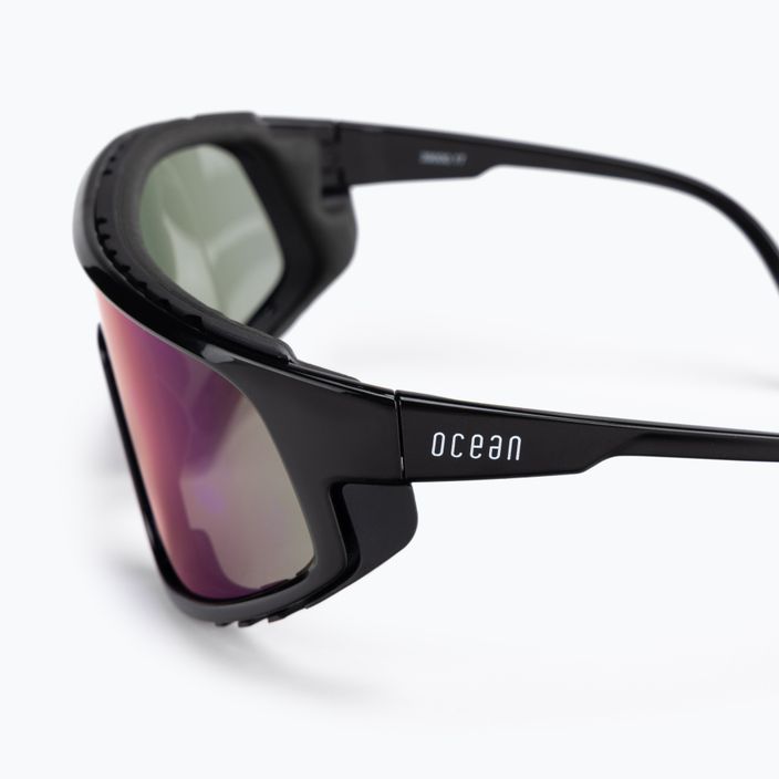 Ocean Sunglasses Waterkilly shiny black/revo blue 39000.17 4