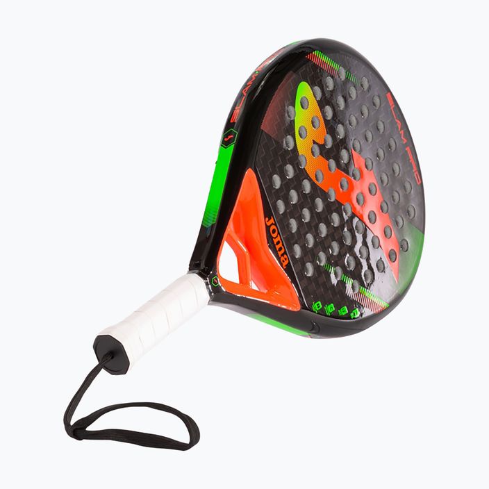 Joma Slam Pro Paddle racket black/fluor coral 5