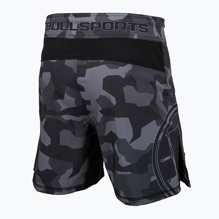 Men's grappling shorts Pitbull West Coast Grappling Dillard grey 2
