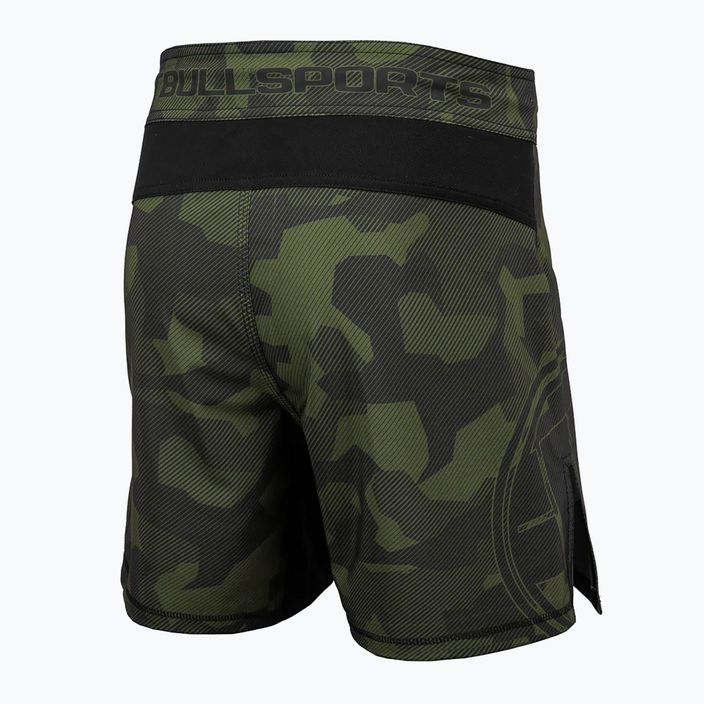 Men's grappling shorts Pitbull West Coast Grappling Dillard olive 2