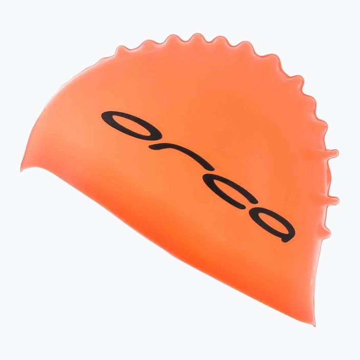 Orca Silicone swimming cap orange DVA000 2