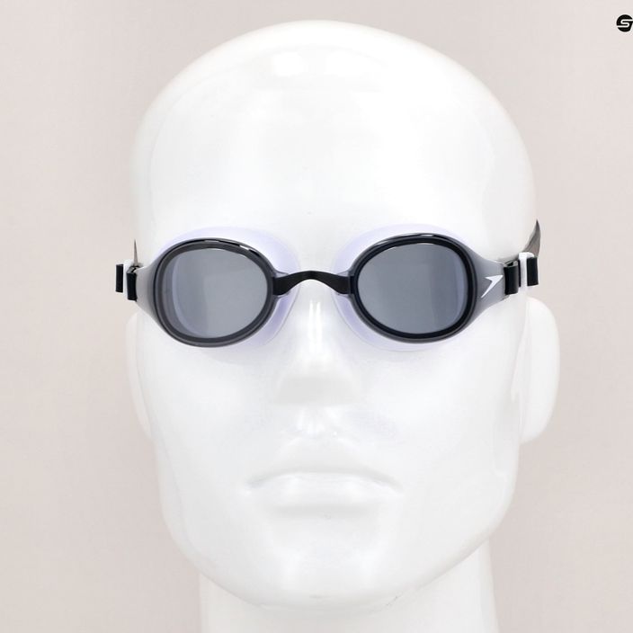 Speedo Hydropure Junior children's swimming goggles black/white/smoke 8-126727988 7