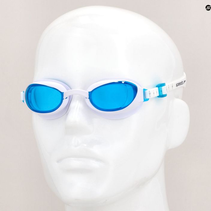 Speedo Aquapure Female swimming goggles white/blue 8-090044284 6