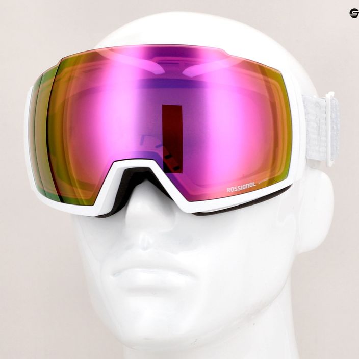 Ski goggles Rossignol Magne'lens white/pink miror/silver miror 8