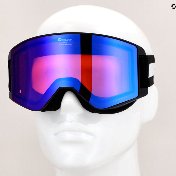 Ski goggles Alpina Narkoja Q-Lite black/blue 5
