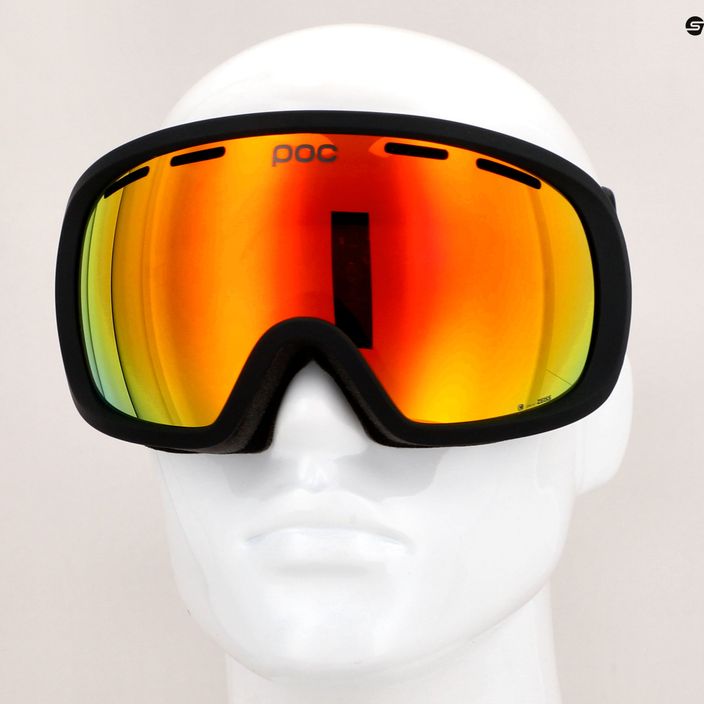 Ski goggles POC Fovea Clarity uranium black/spektris orange 5