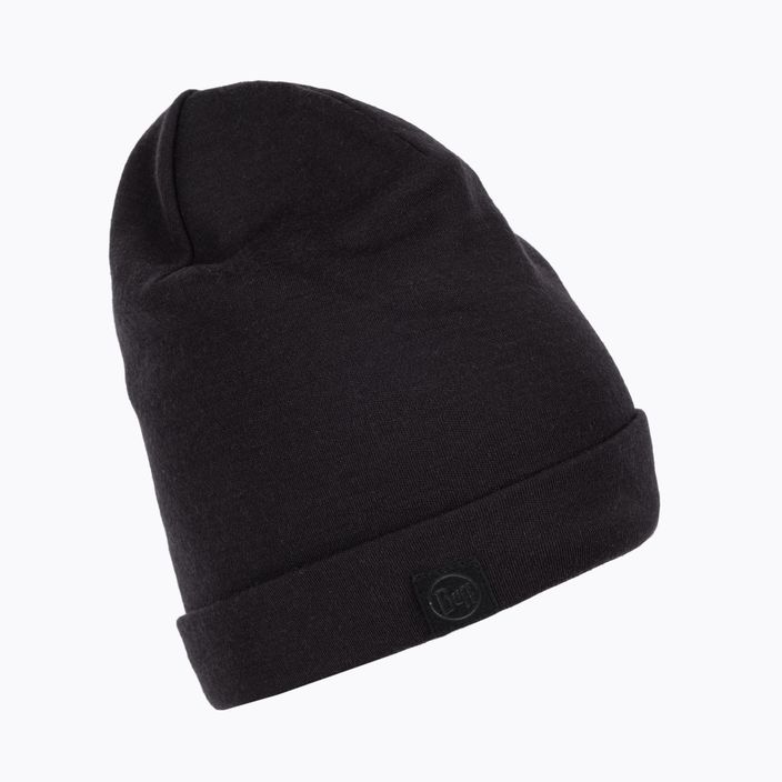BUFF Heavyweight Merino Wool Hat Solid black 111170